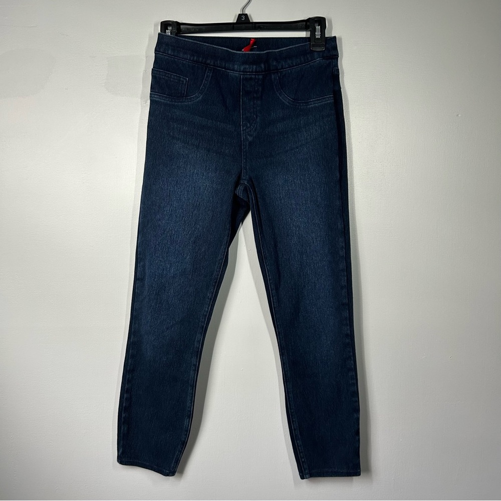 SPANX Skinny Jeans in Dark Blue Denim